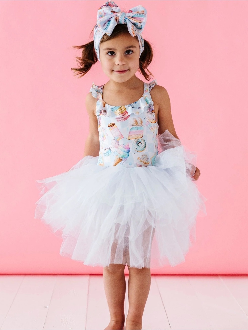 Bums & Roses Sweet Dreams Dessert Tulle Bodysuit Dress
